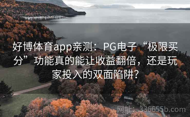 好博体育app亲测:PG电子“极限买分”功能真的能让收益翻倍,还是玩家投入的双面陷阱? 好博体育app亲测:PG电子“极限买分”功能真的能让收益翻倍,还是玩家投入的双面陷阱?