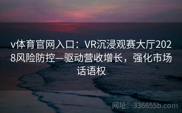 v体育官网入口：VR沉浸观赛大厅2028风险防控—驱动营收增长，强化市场话语权
